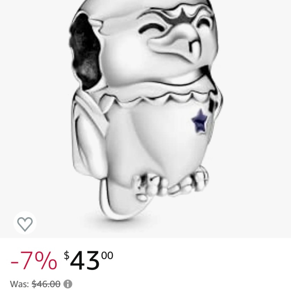 Bald eagle Pandora charm
